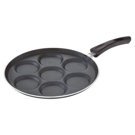 Premier Non Stick Mini Uthappam Tawa 7 Cavity 28 cm - Black_1