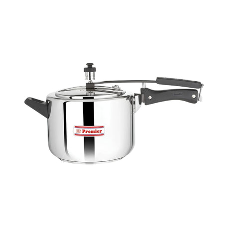 Premier Stainless Steel Inner Lid Pressure Cooker 5 L_Front View