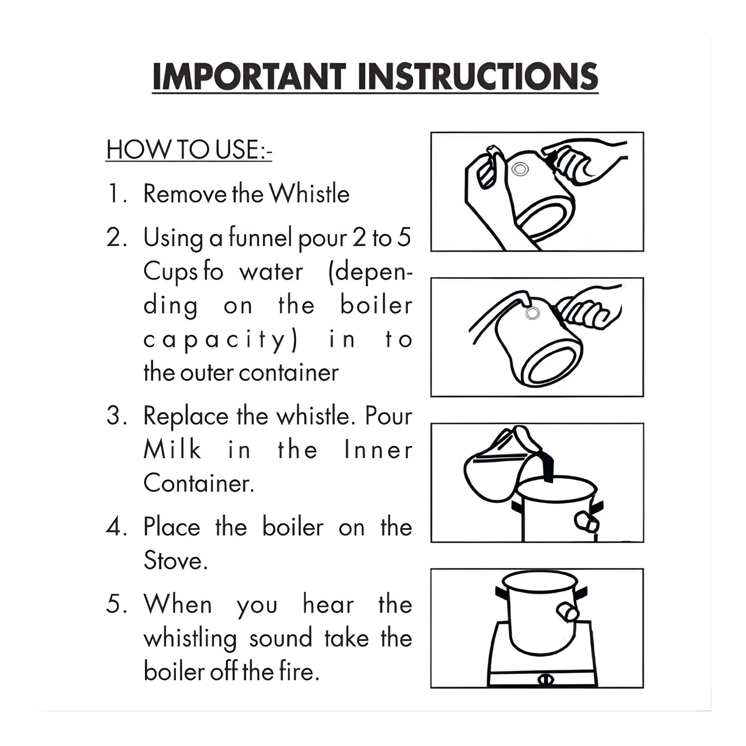Premier Stainless Steel Milk Boiler 2 L - Silver_2