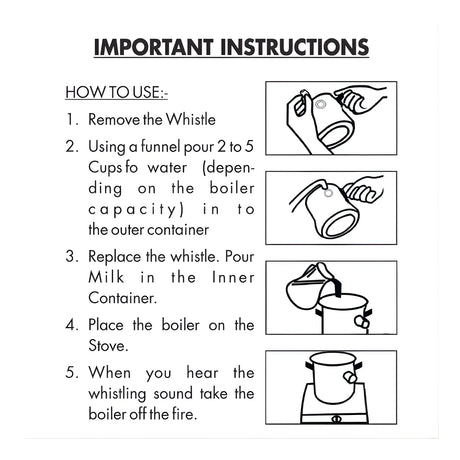 Premier Stainless Steel Milk Boiler 2 L - Silver_2