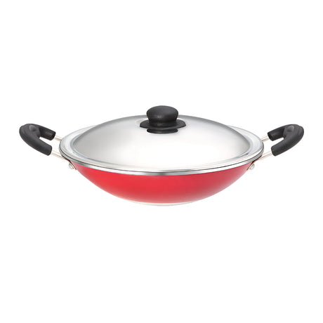 Premier Supreme Appam Pan with SS Lid 22 cm - Red_1