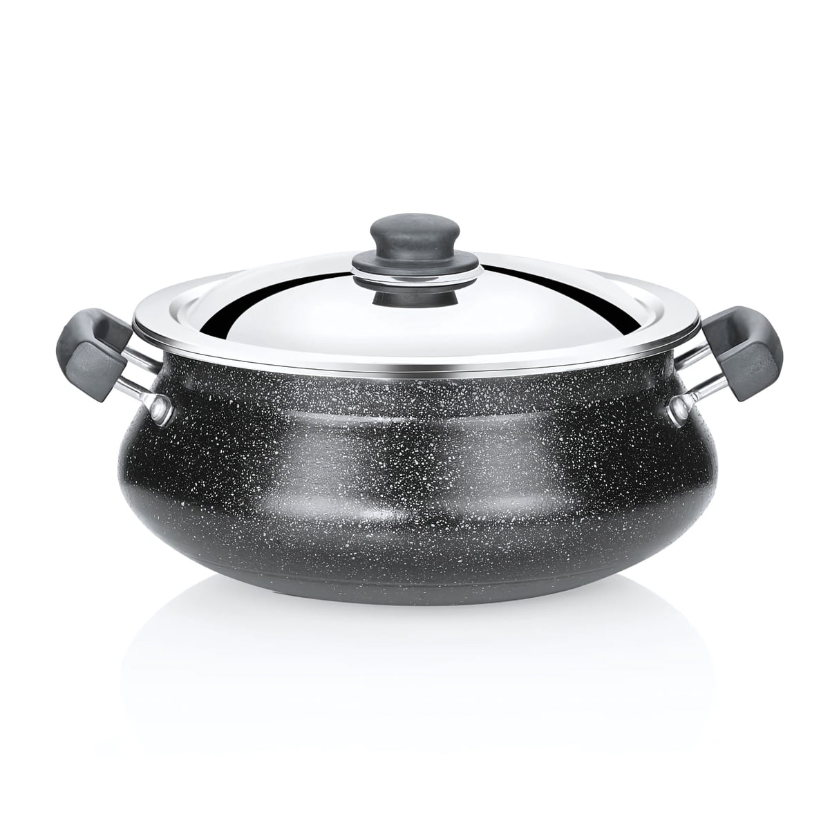 Premier Supreme Non Stick Handi with SS Lid Large - Black_1