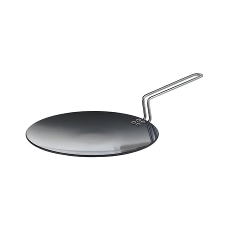 Premier Trendy Hard Anodised Concave Tawa 28 cm - Black_Front View