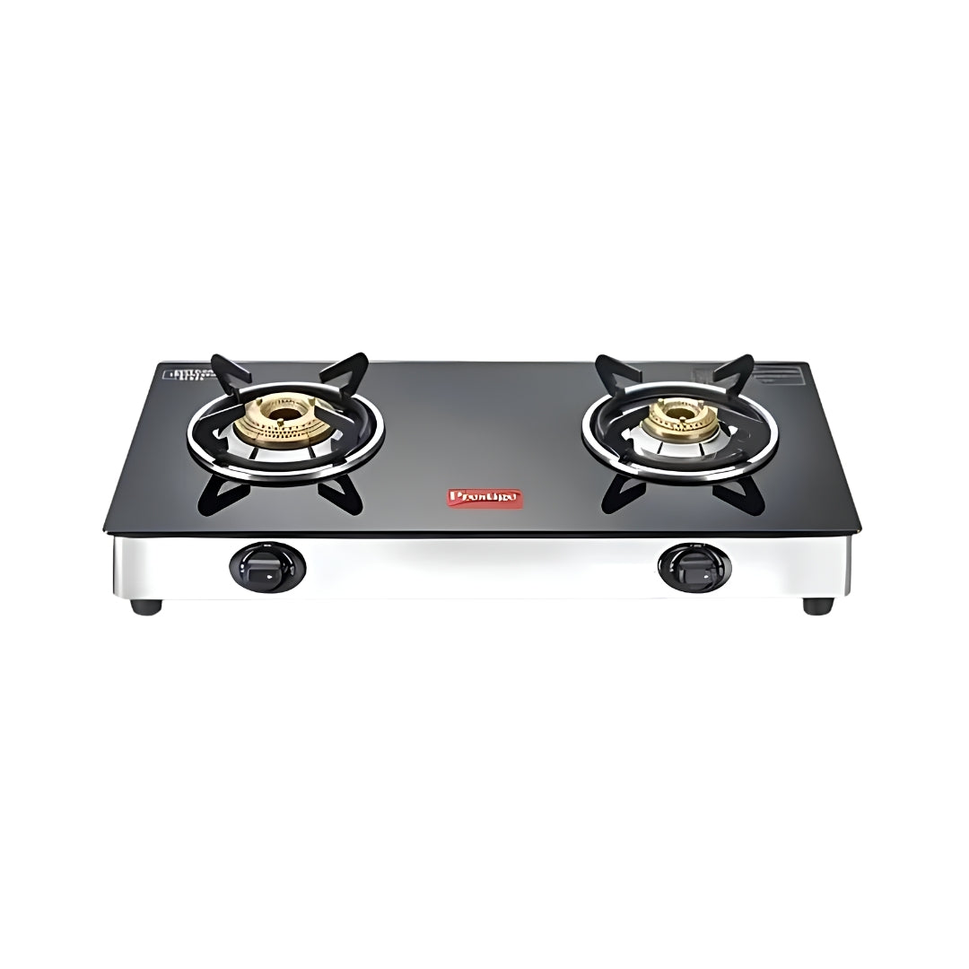Prestige GTM 02B Black 2-Burner Gas Stove – Black