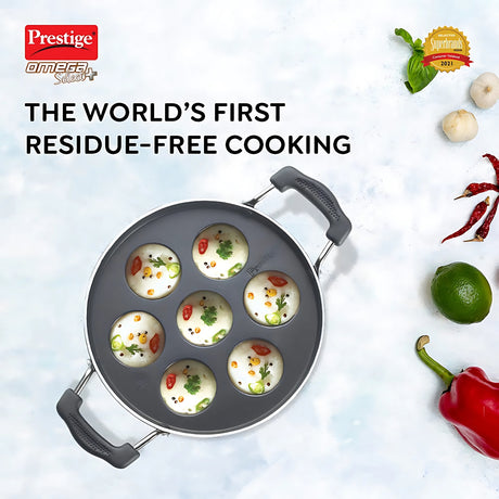 Prestige Paniyaram Pan Omega Select Plus 200 mm - Black
