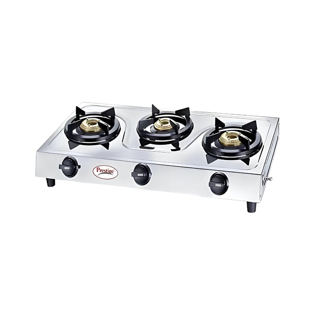 PrestigePrime3-BurnerGasStove_Silver_FrontView_1