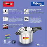 Prestige Deluxe Alpha Svachh SS Outer Lid Pressure Cooker 5.5L