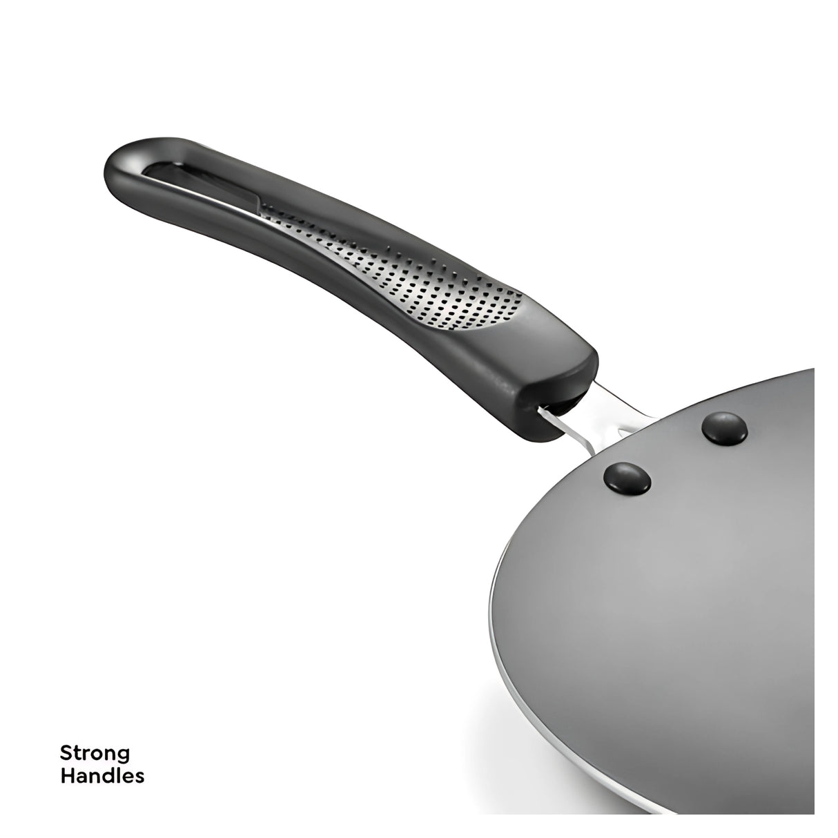 Prestige Omega Non-stick Concave Tawa 28 cm - Black