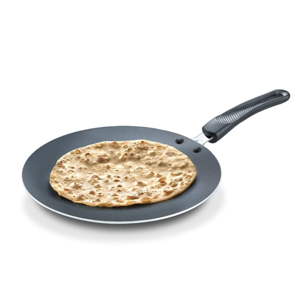 Prestige Omega Non-stick Concave Tawa 28 cm - Black