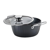 Prestige Durastone Hard Anodized Casserole 20 cm - Black