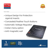 Prestige Induction Cooktop PIC 15+ 1900 W - Black