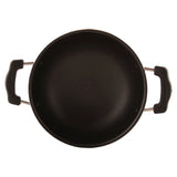 Prestige Omega Select Plus Superior Round Base Kadai with Lid 20 cm - Black