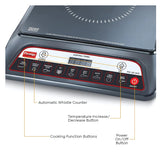 Prestige PIC 20 WIZ Induction Cooktop 1600 Watts - Black