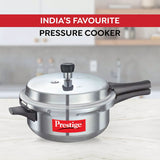Prestige Popular Virgin Aluminium Junior Deep Pan Pressure Cooker 4L
