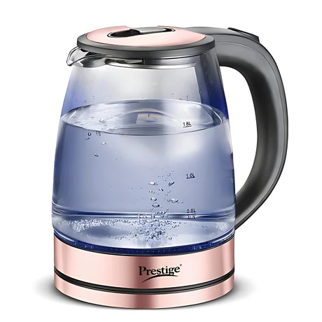 Prestige 41417 PKGB Glass Electric Kettle 1.8 L – Borosilicate Transparent Body_1