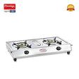 Prestige Agni Classic 2 Burner Gas Stove – Silver_1