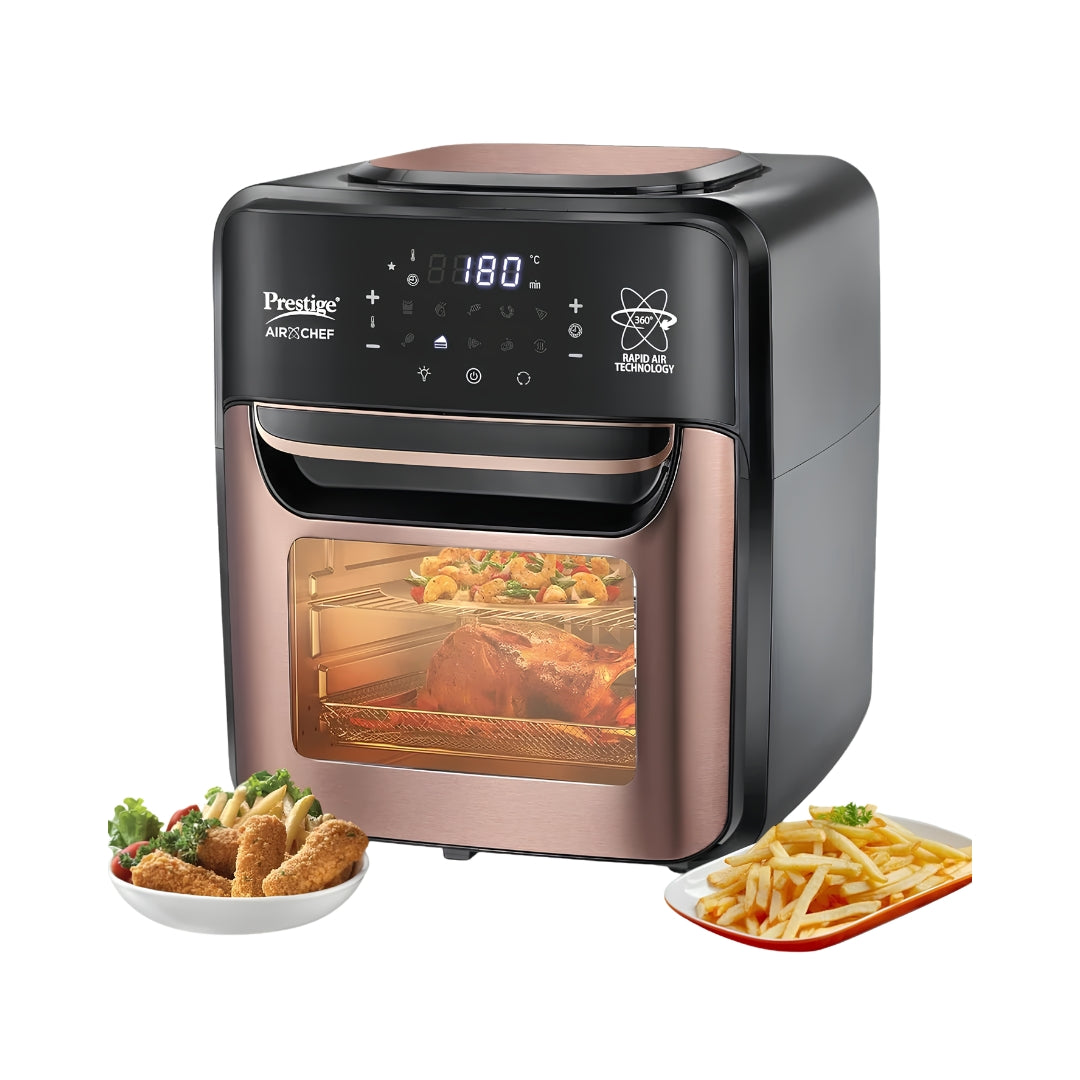Prestige Air Oven Air Fryer 12 L - Black_Front View