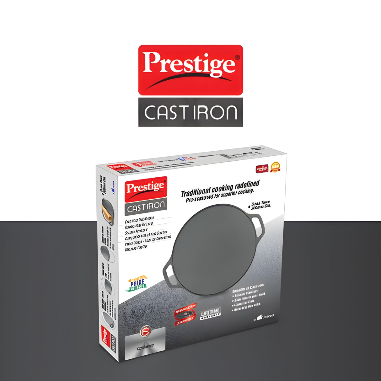 Prestige Cast Iron Dosa Tawa 30 cm – Black
_5