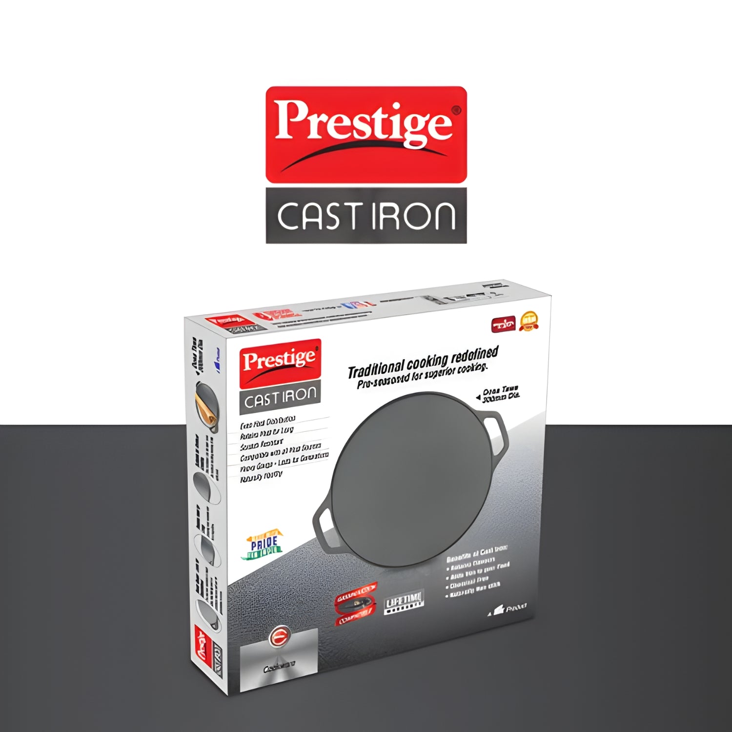 Prestige Cast Iron Dosa Tawa 30 cm – Black
_5