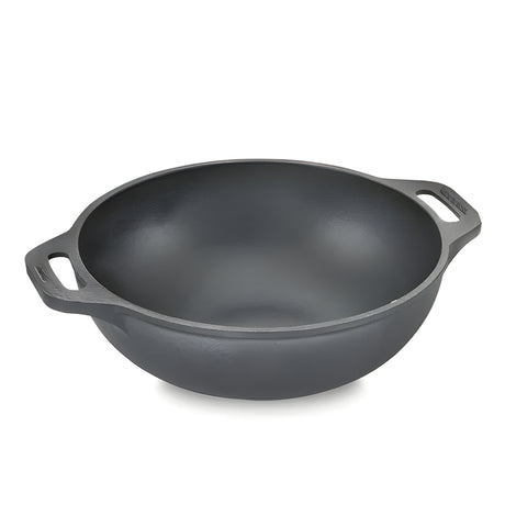 Prestige Cast Iron Round Base Kadai 26 cm \ 3.25 L - Black_1