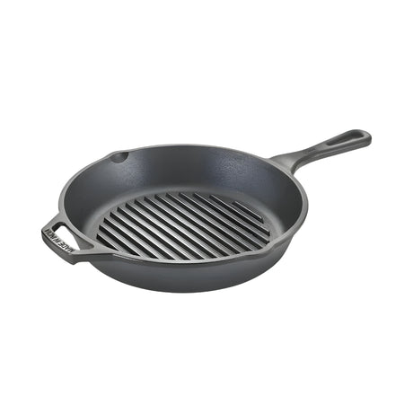 Prestige Cast Iron Scratch Resistant Grill Pan 25 cm - Black_Front View