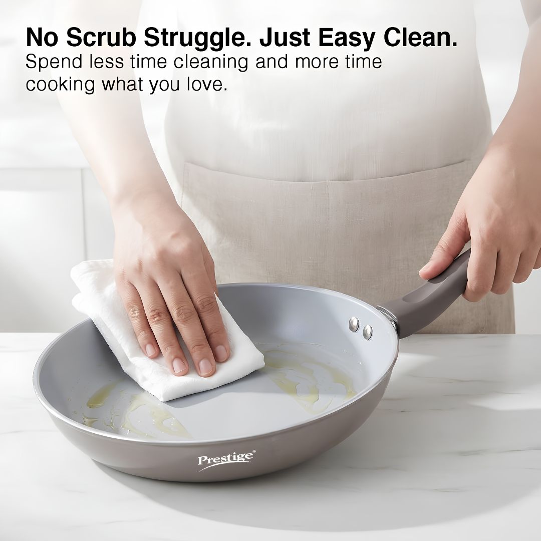 Prestige Ceraglide Duo Ceramic Coating Non Stick Cookware Fry Pan 26 cm  2 L_8