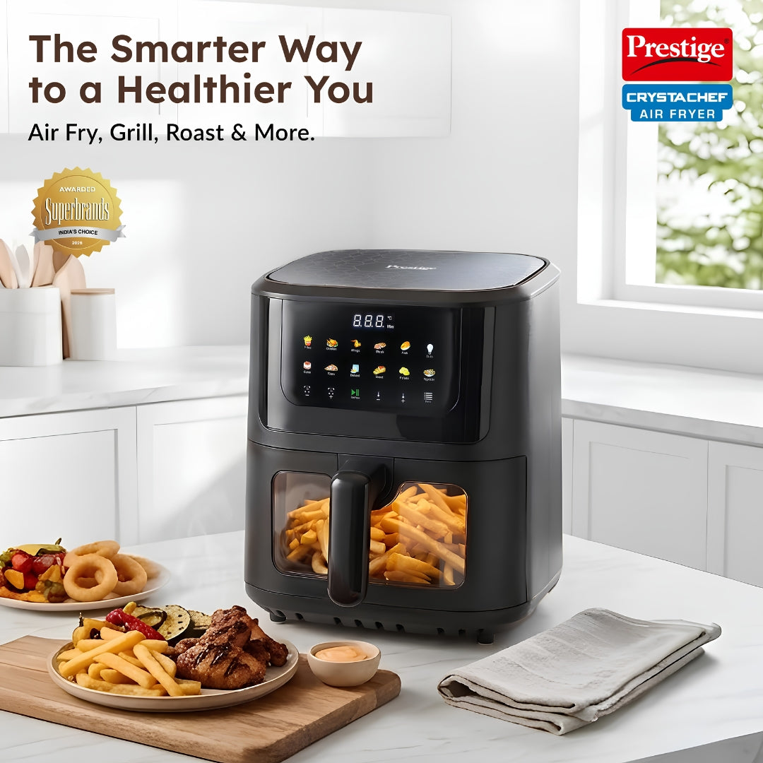Prestige Crysta Chef Air Fryer 5.5 L - Black_3