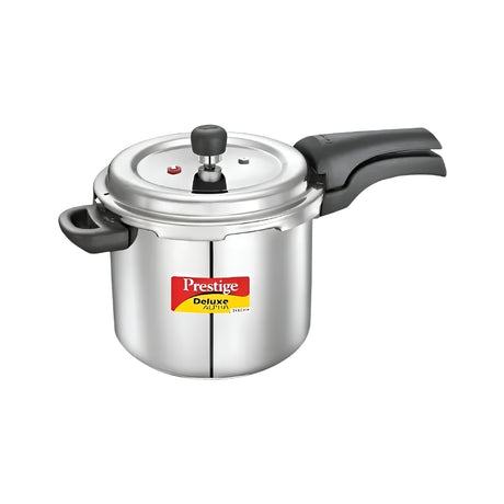 Prestige Deluxe Alpha Svachh SS Outer Lid Pressure Cooker 5.5 L_Front View
