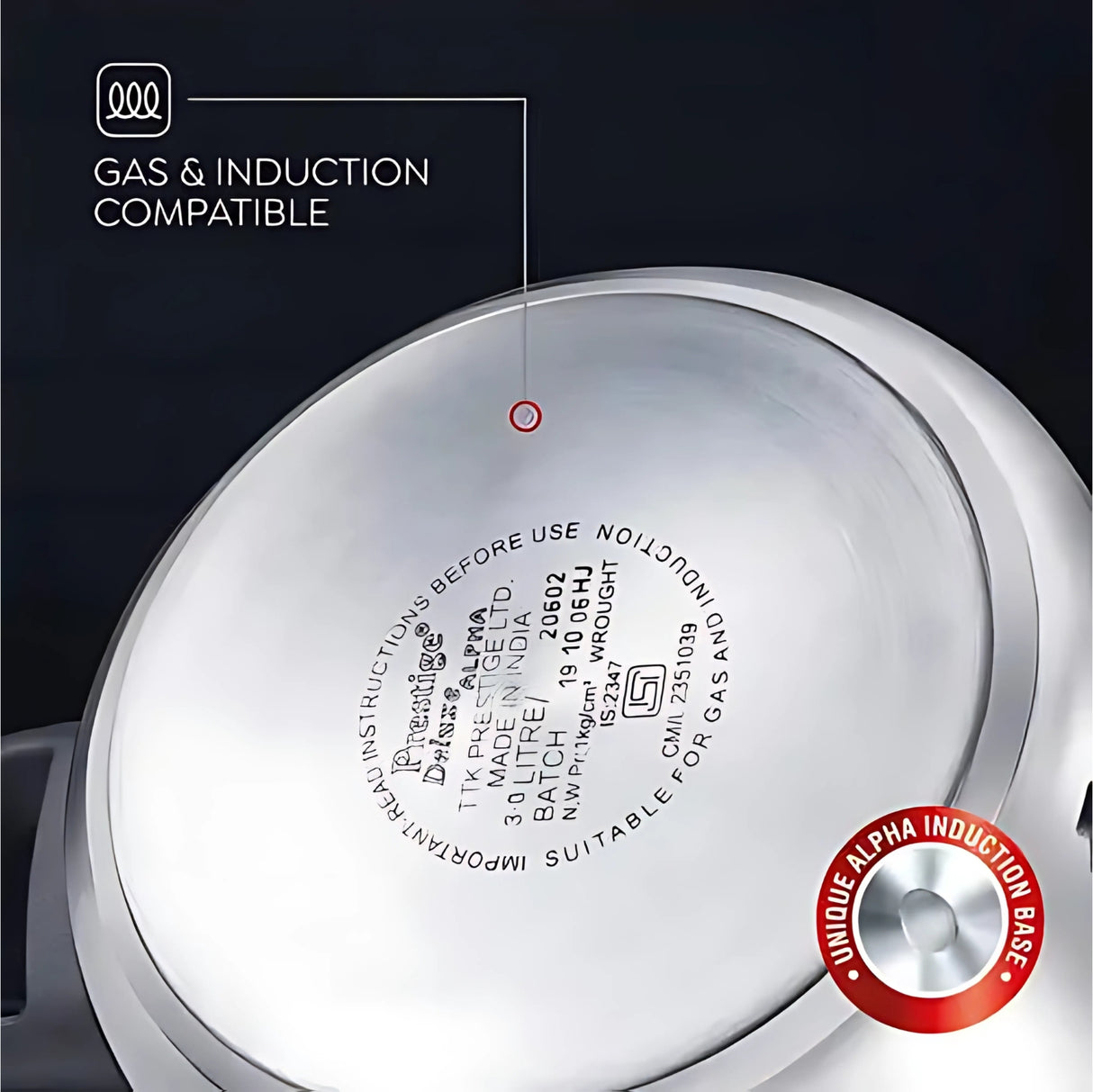 Prestige Deluxe Alpha Svachh SS Pressure Cooker 3.5 L_6