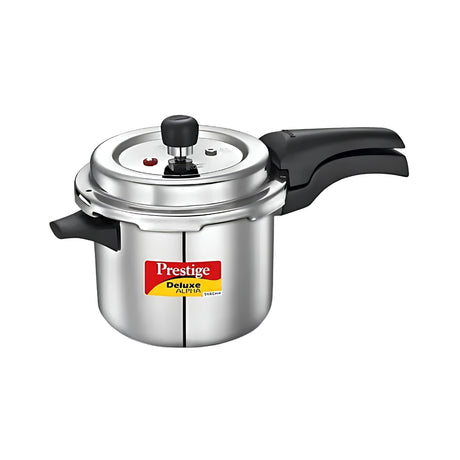 Prestige Deluxe Alpha Svachh SS Pressure Cooker 3.5 L_Front View