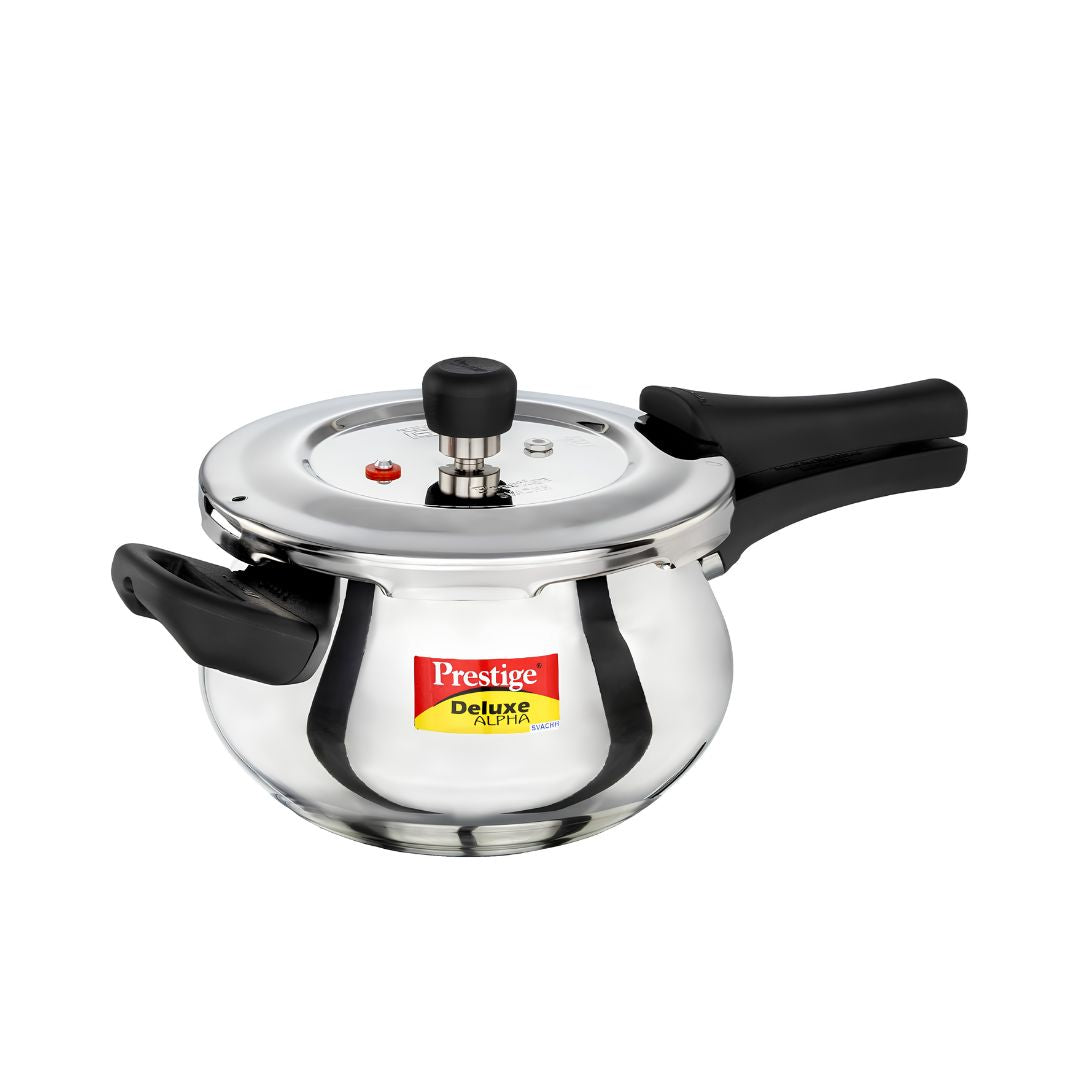 Prestige Deluxe Alpha Svachh SS Spillage Control Handi Pressure Cooker 3 L_1