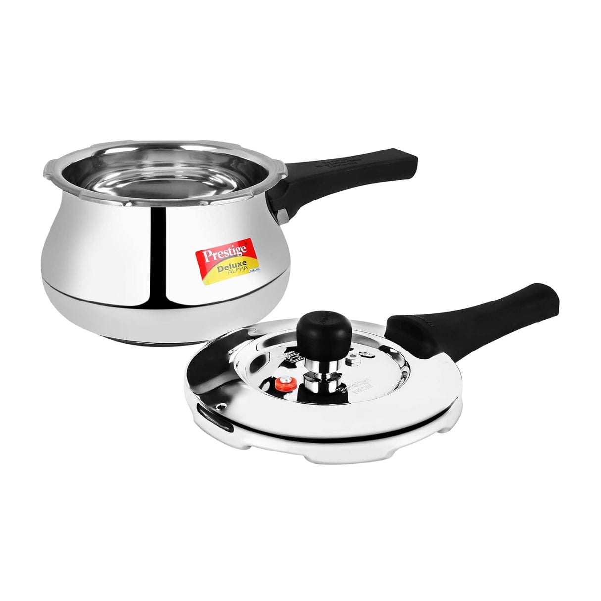 Prestige Deluxe Alpha Svachh Stainless Steel Baby Handi Pressure Cooker 2 L_4