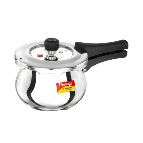 Prestige Deluxe Alpha Svachh Stainless Steel Baby Handi Pressure Cooker 2 L_Front View