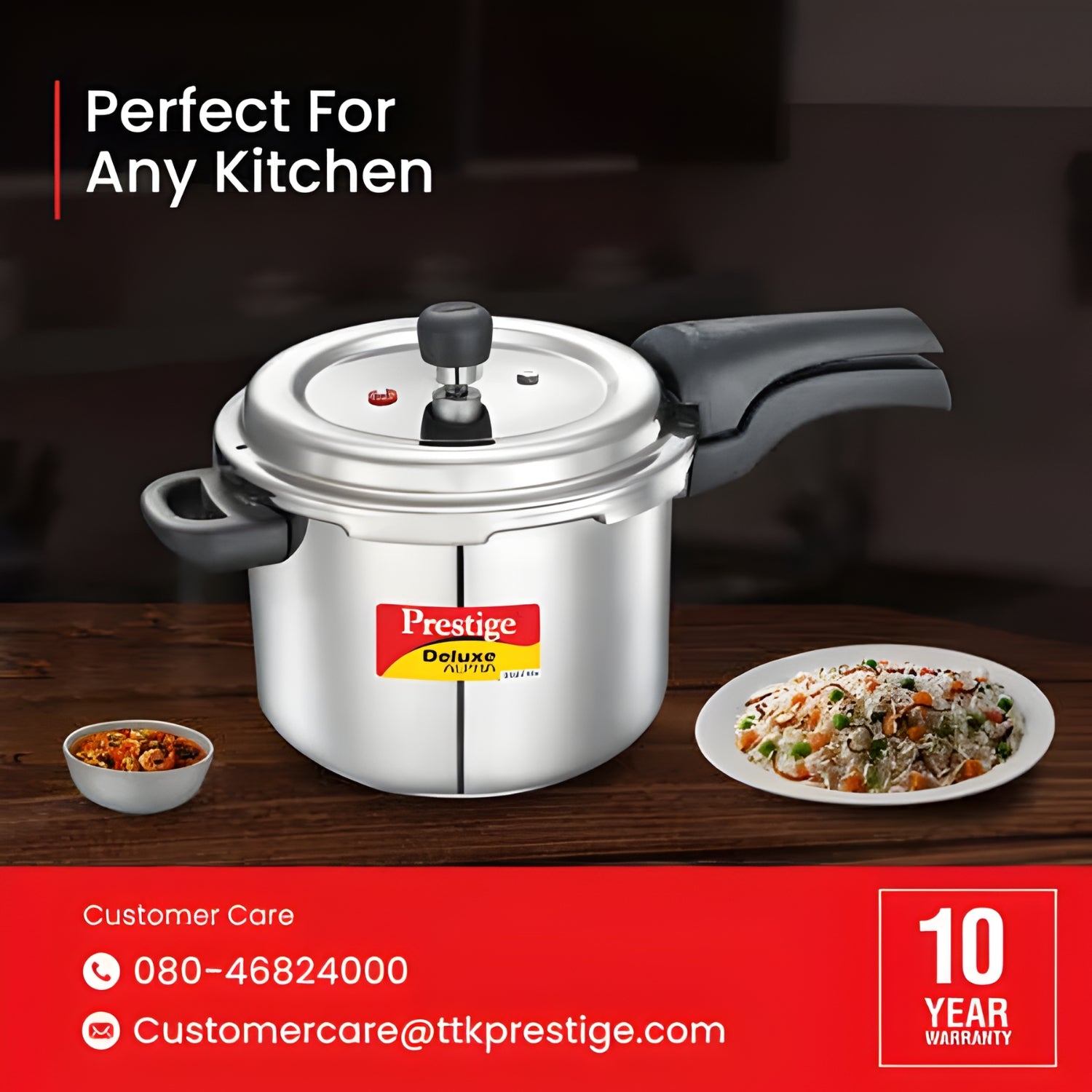 Prestige Deluxe Alpha Svachh Stainless Steel Spillage Control Pressure Cooker 4 L_6