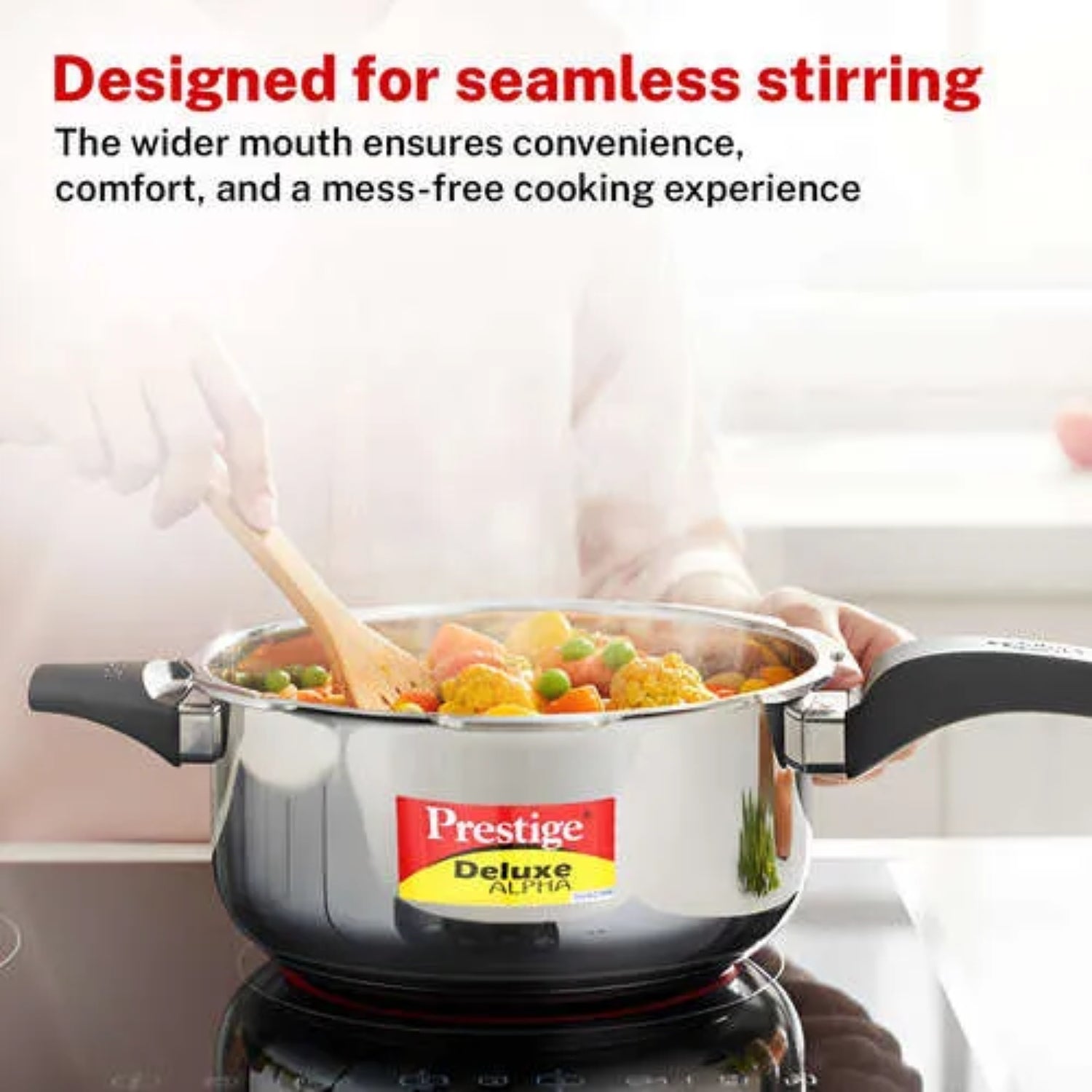 Prestige Deluxe Alpha Svachh Stainless Steel Spillage Control Pressure Cooker 5 L_8