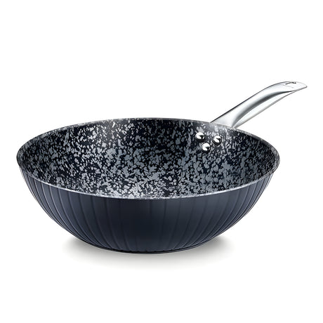 Prestige Durastone Hard Anodised 6 Layer Non-Stick Wok 28 cm \ 3.5 L - Black_1