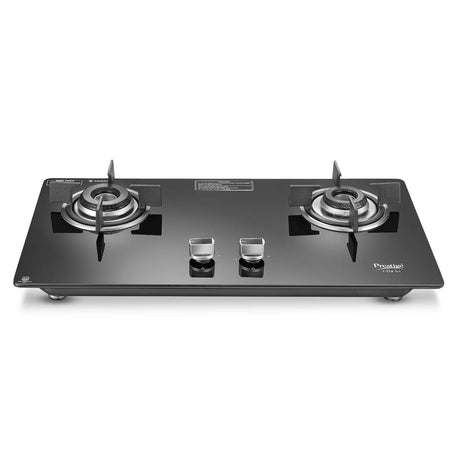 Prestige Efficia 40598 Convertible 2 Burner Glass Top Gas Stove - Black_1