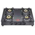 Prestige GTM 4B BLACK Gas Stove - Black Glass Top_1