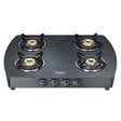 Prestige GTS 04 Premia 4-Burner Schott Glass Top Gas Stove – Black_1