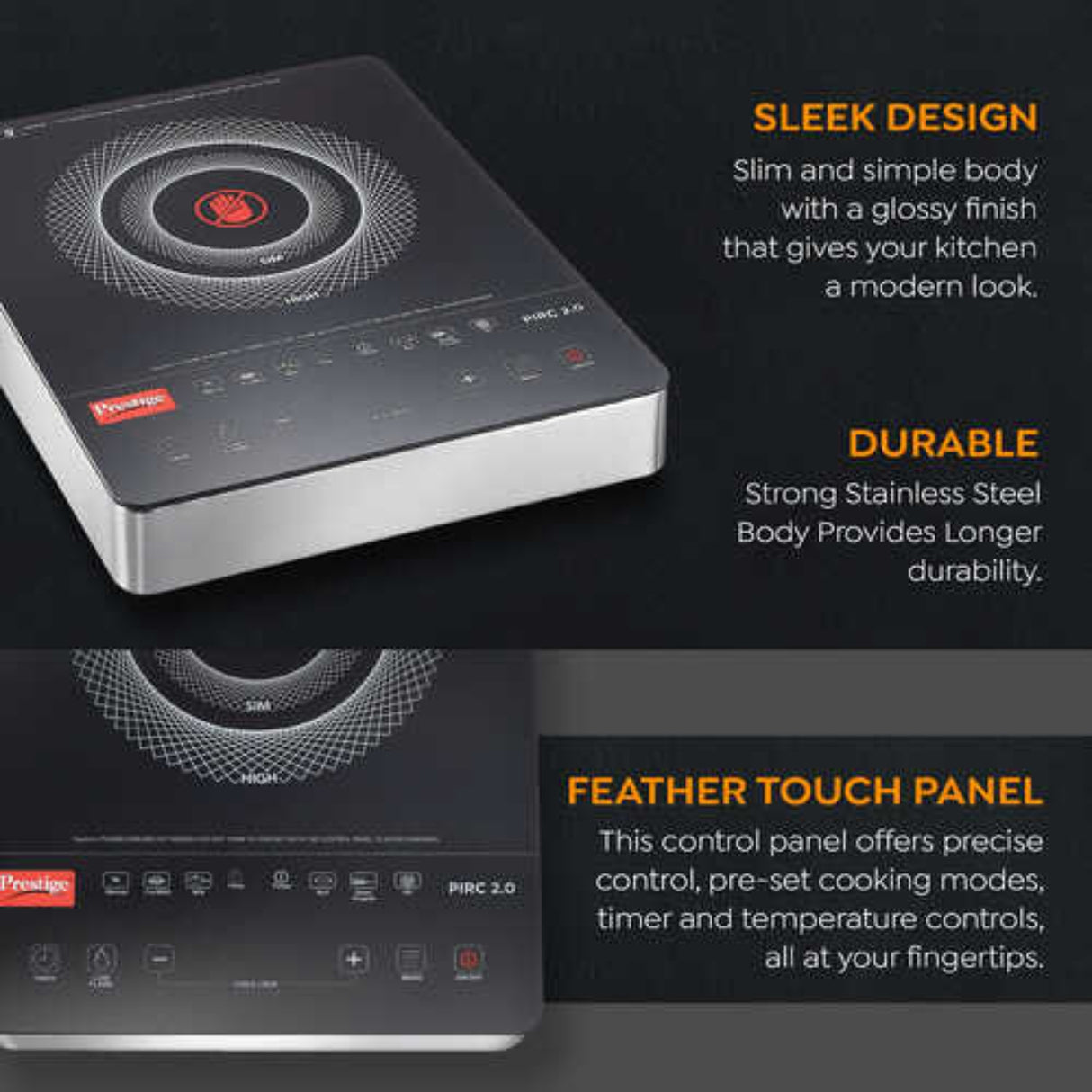 Prestige Infrared Induction 2000 Watts - Black_5