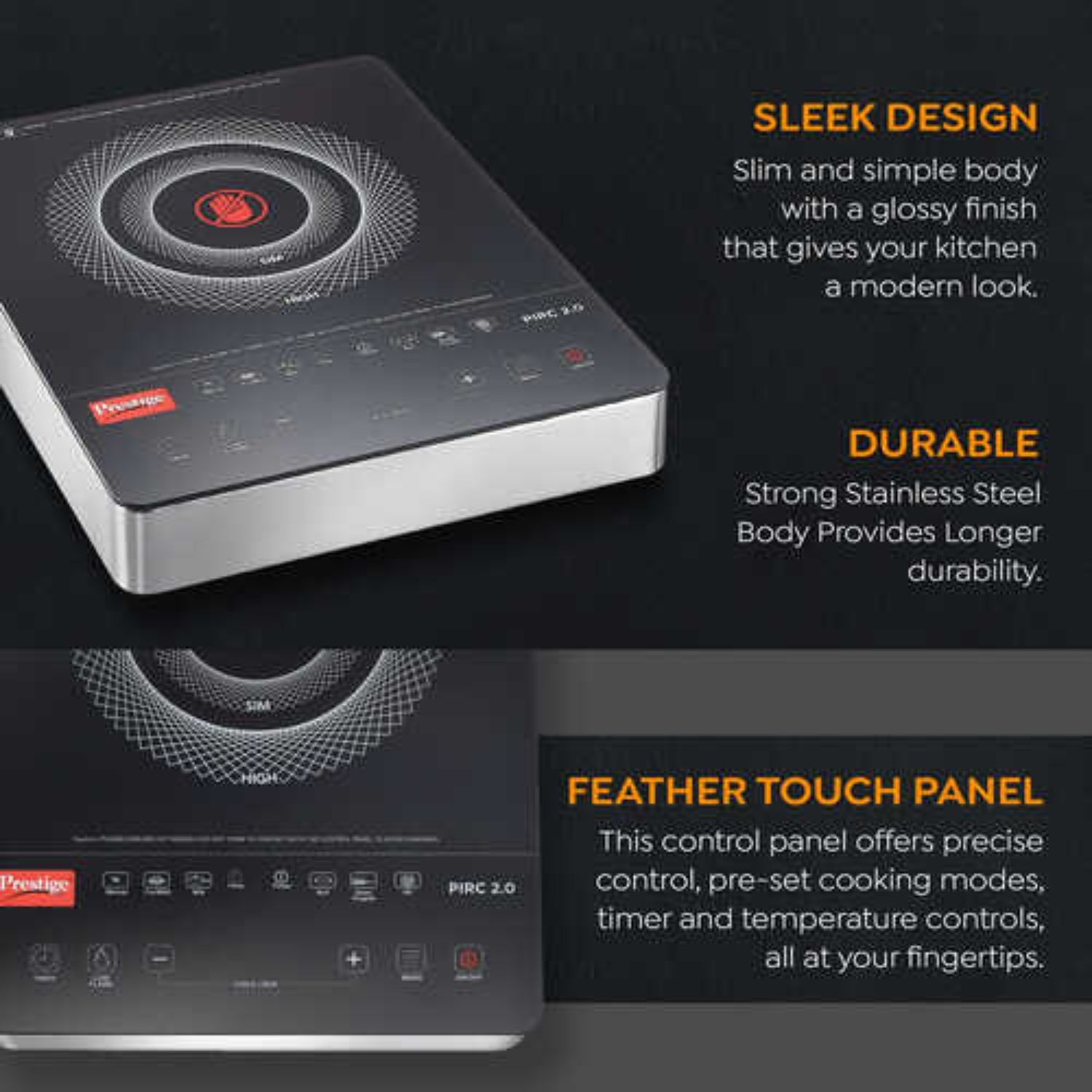 Prestige Infrared Induction 2000 Watts - Black_5