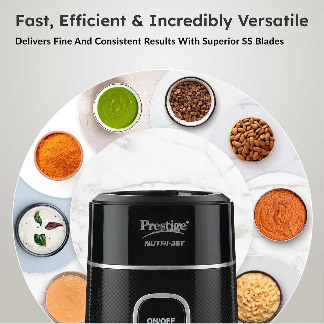 Prestige Nutri Jet Blender with 2 Jar 700 ml - Black_Feature_5