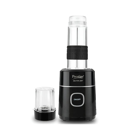 Prestige Nutri Jet Blender with 2 Jar 700 ml - Black_Front View