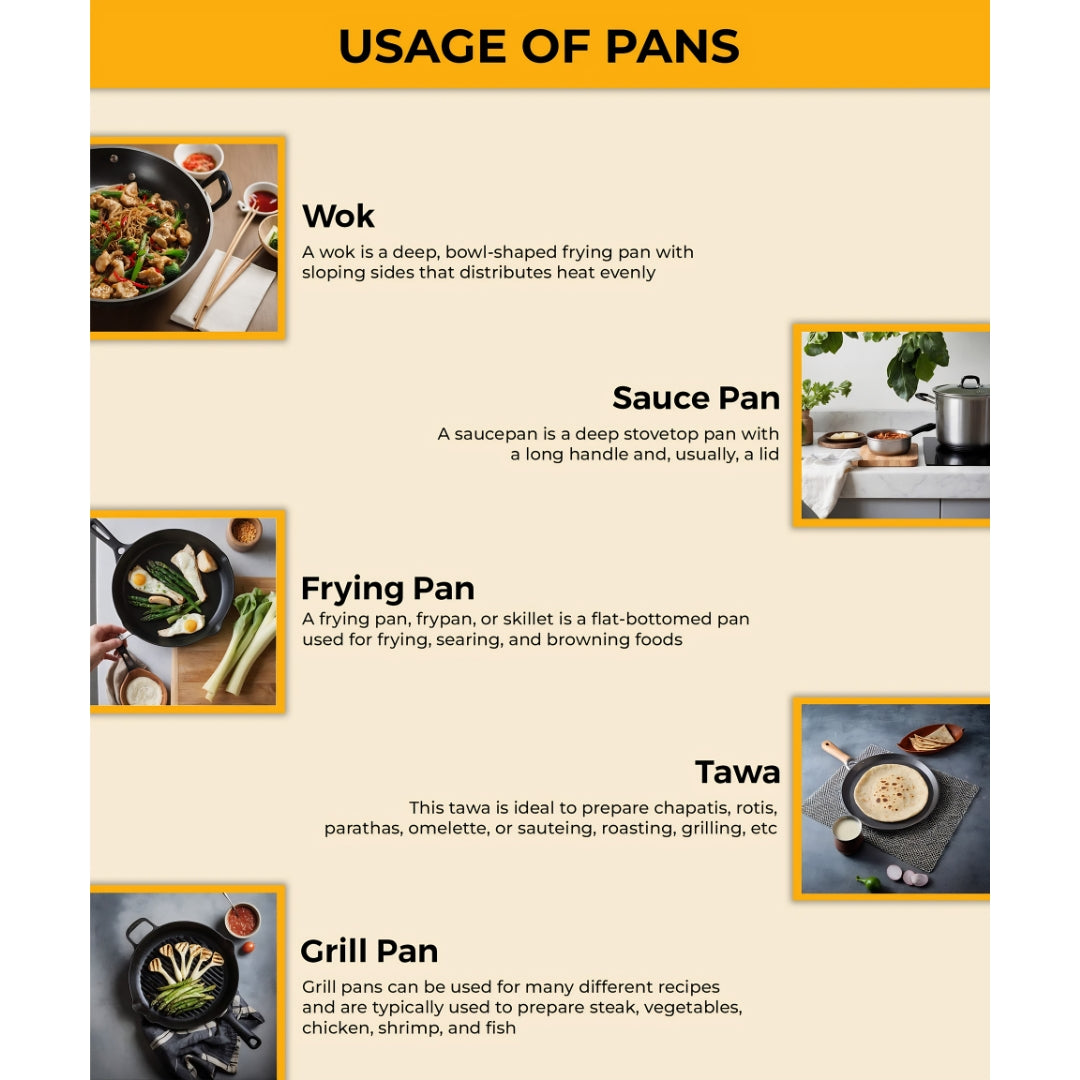 Prestige Omega Deluxe Aluminium Non Stick Twin Pack 2 Pieces - Maroon_Features4