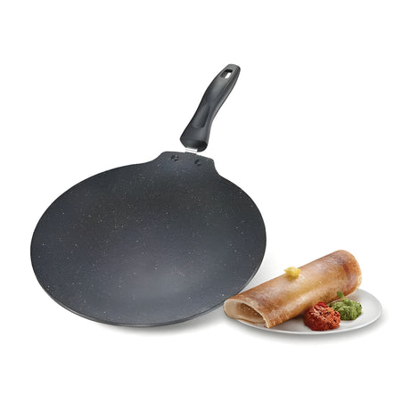 Prestige Omega Deluxe Granite Finish Non Stick Dosa Tawa 28 cm - Black_1