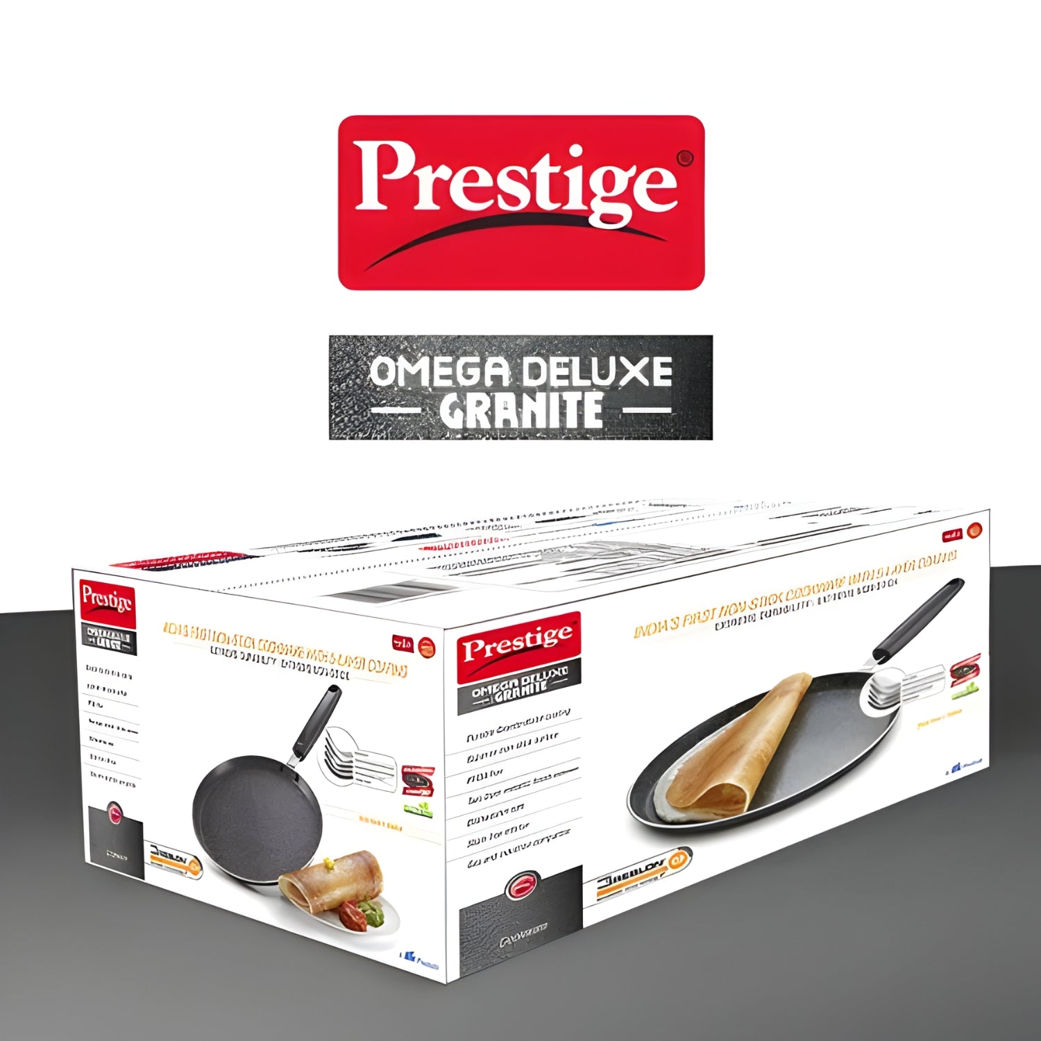 Prestige Omega Deluxe Granite Non Stick Omni Tawa 30 cm - Black_6