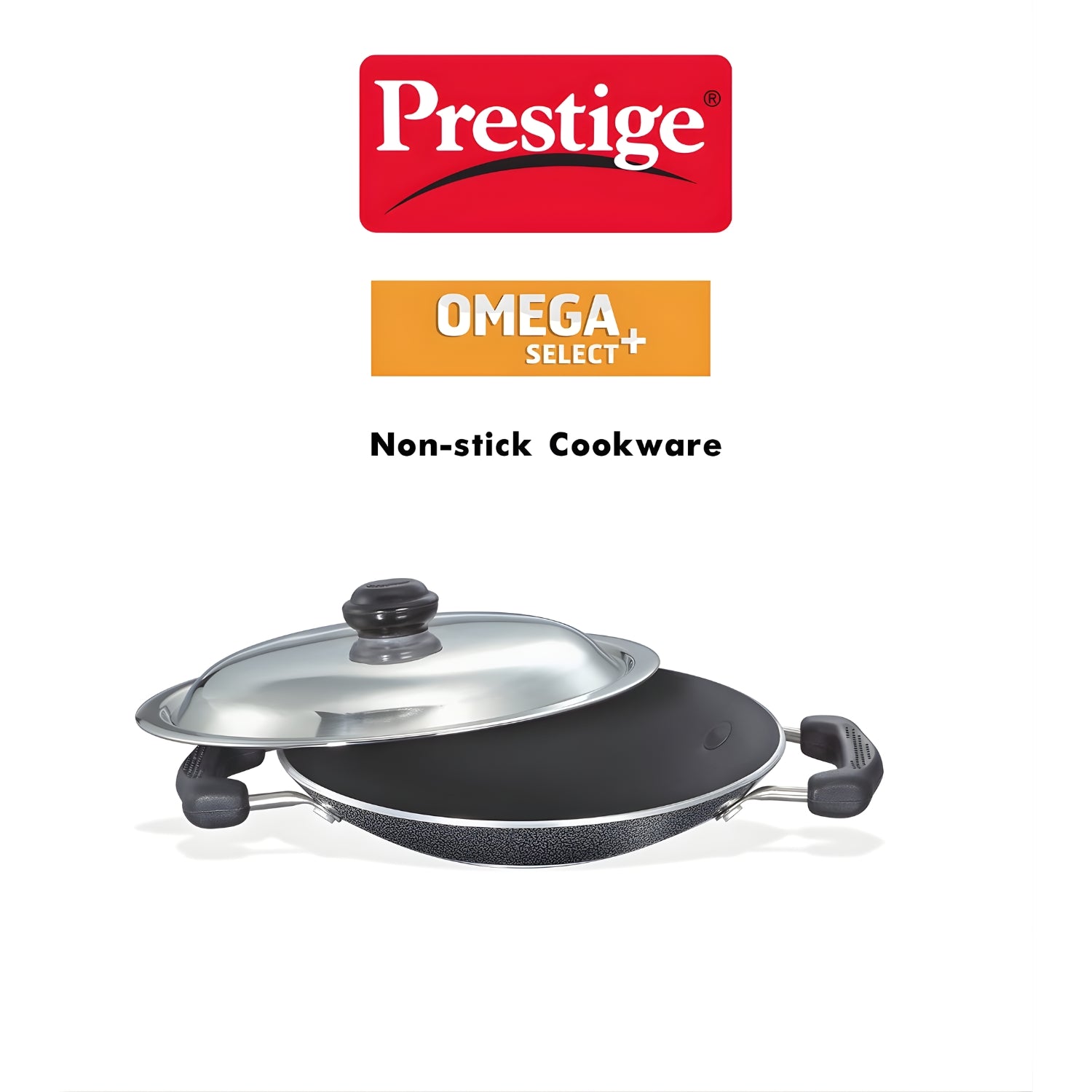 Prestige Omega Select Plus NS Appachatty with SS Lid 20 cm - Black_3