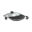 Prestige Omega Select Plus NS Appachatty with SS Lid 20 cm - Black_Front View