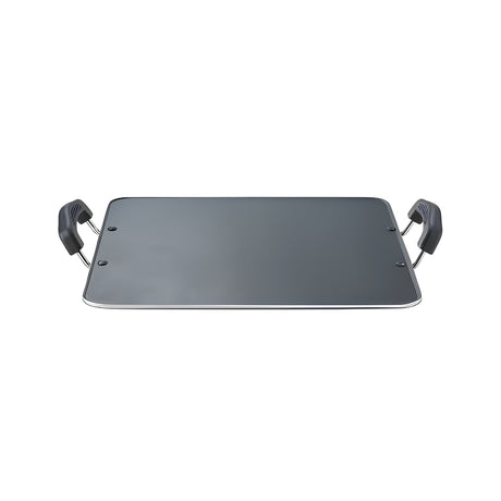Prestige Omega Select Plus Non-stick Square Pathiri Tawa - Black_Front View