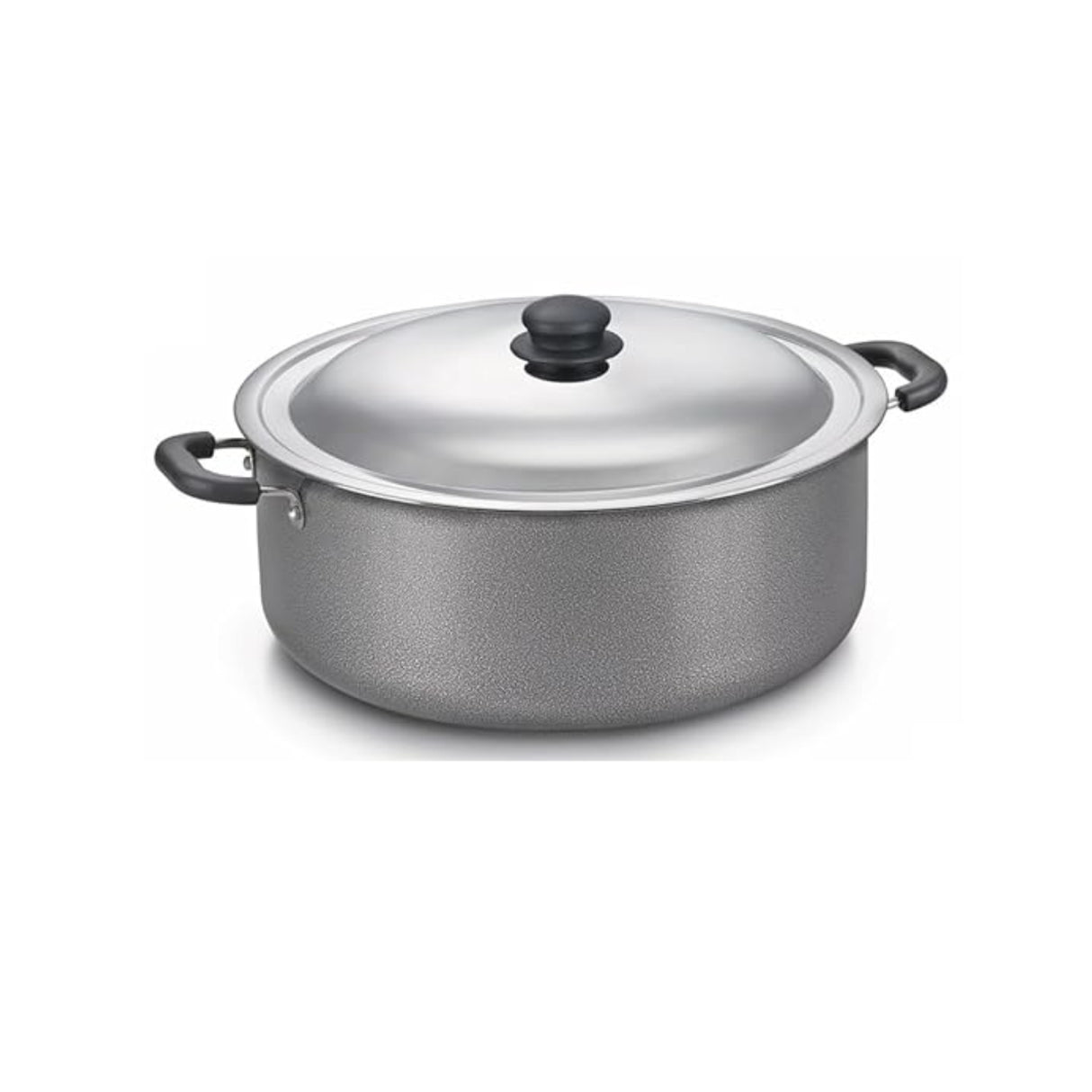 Prestige Omega Select Plus Non Stick Biryani Pot with SS Lid 30 cm \ 12 L - Grey_1